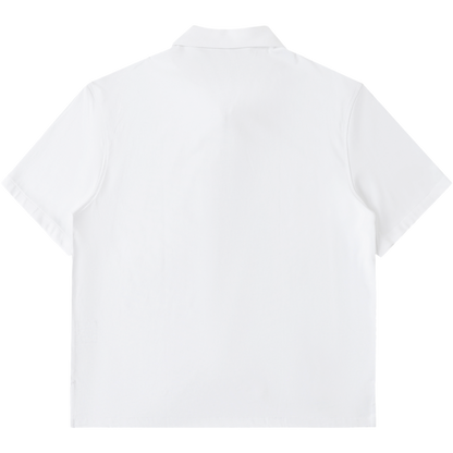 Men's Zipped Short-Sleeve Polo Shirt