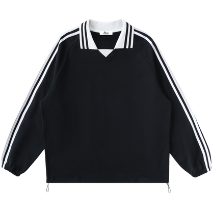 Men's Heritage Striped Lapel Pullover