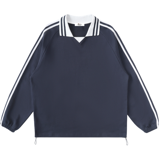 Men's Heritage Striped Lapel Pullover