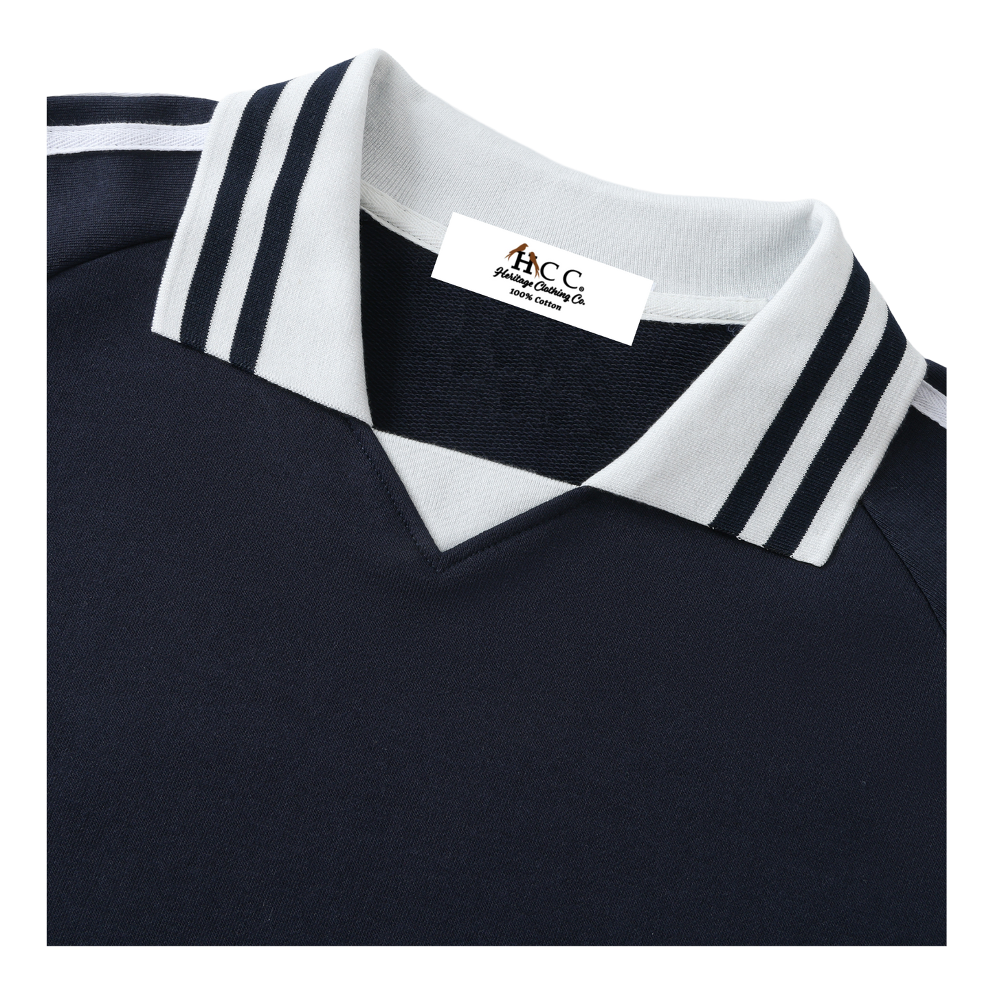 Men's Heritage Striped Lapel Pullover