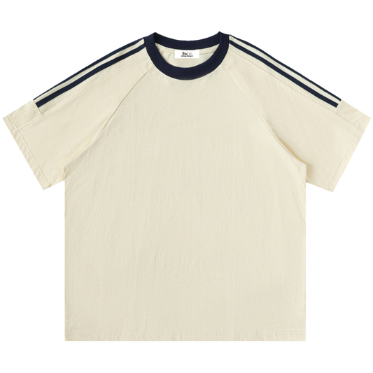 Men's Two-Tone Trim Short-Sleeve T-Shirt