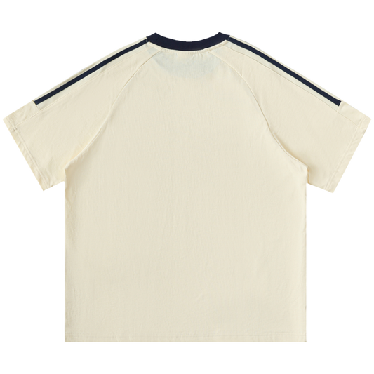 Men's Two-Tone Trim Short-Sleeve T-Shirt