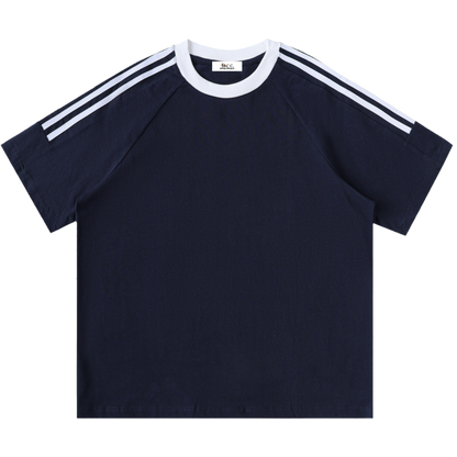 Men's Two-Tone Trim Short-Sleeve T-Shirt