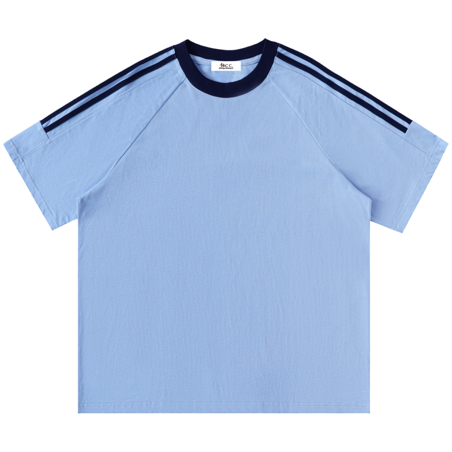 Men's Two-Tone Trim Short-Sleeve T-Shirt