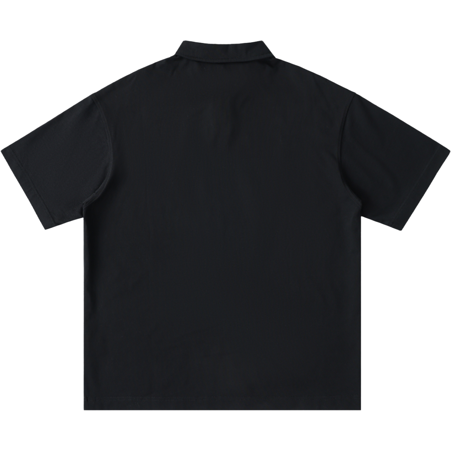 Men's One-Button Short-Sleeve Polo Shirt