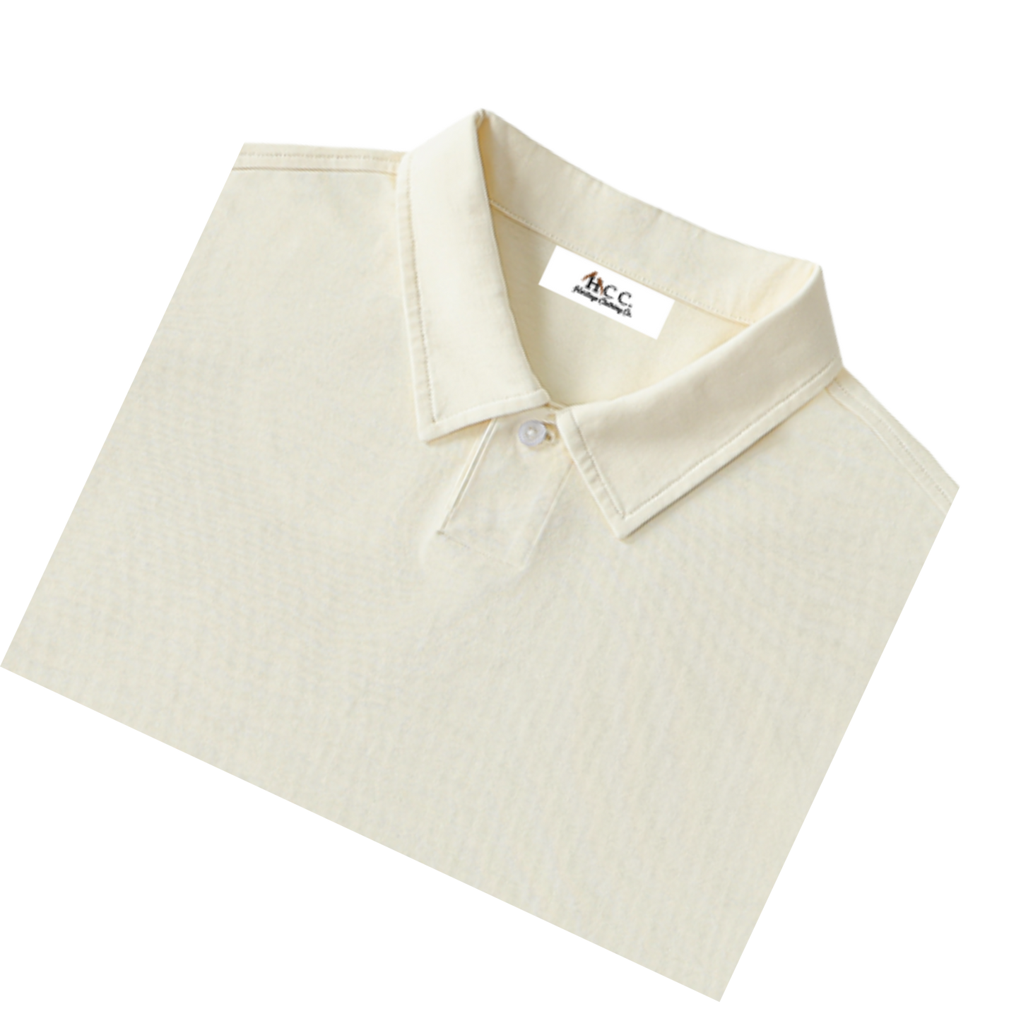 Men's One-Button Short-Sleeve Polo Shirt