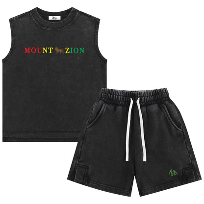 Mount Zion Children's 2-Piece Set (Black)