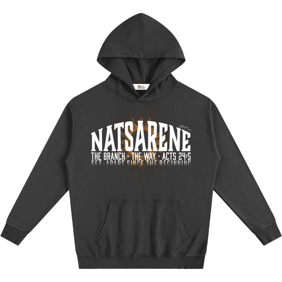 Natsarene Men's Oversized Essential Hoodie