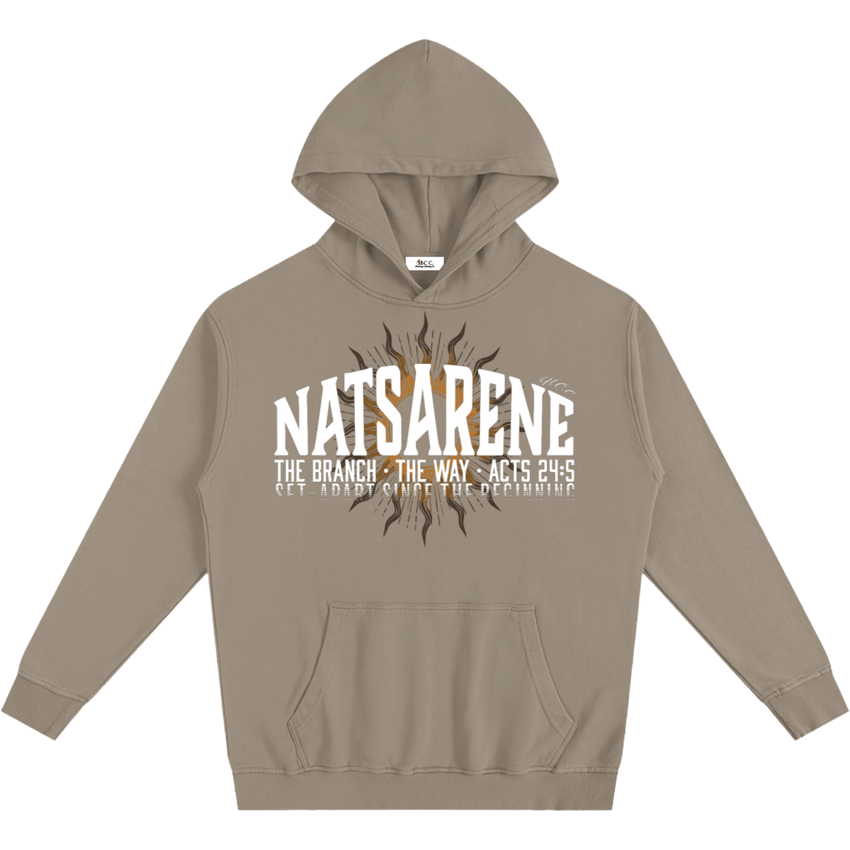 Natsarene Men's Oversized Essential Hoodie