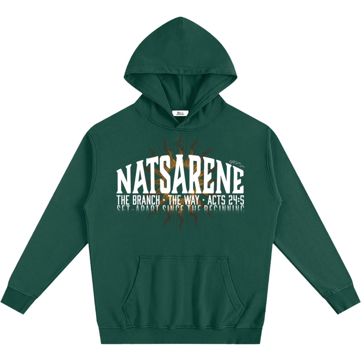 Natsarene Men's Oversized Essential Hoodie