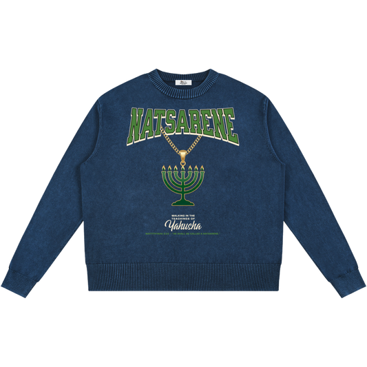 Natsarene Men's Oversized Sweater