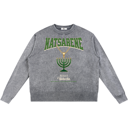 Natsarene Men's Oversized Sweater