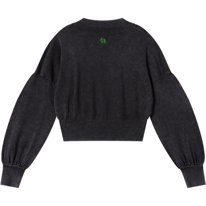 Natsarene Women's Cropped Sweater