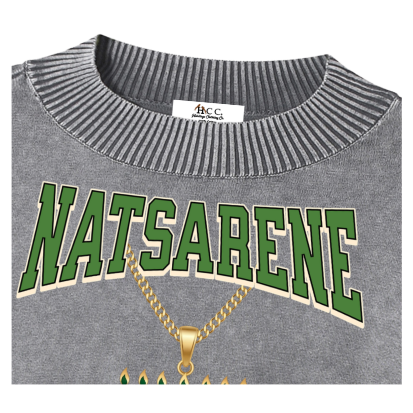 Natsarene Women's Cropped Sweater