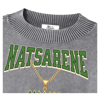 Natsarene Women's Cropped Sweater