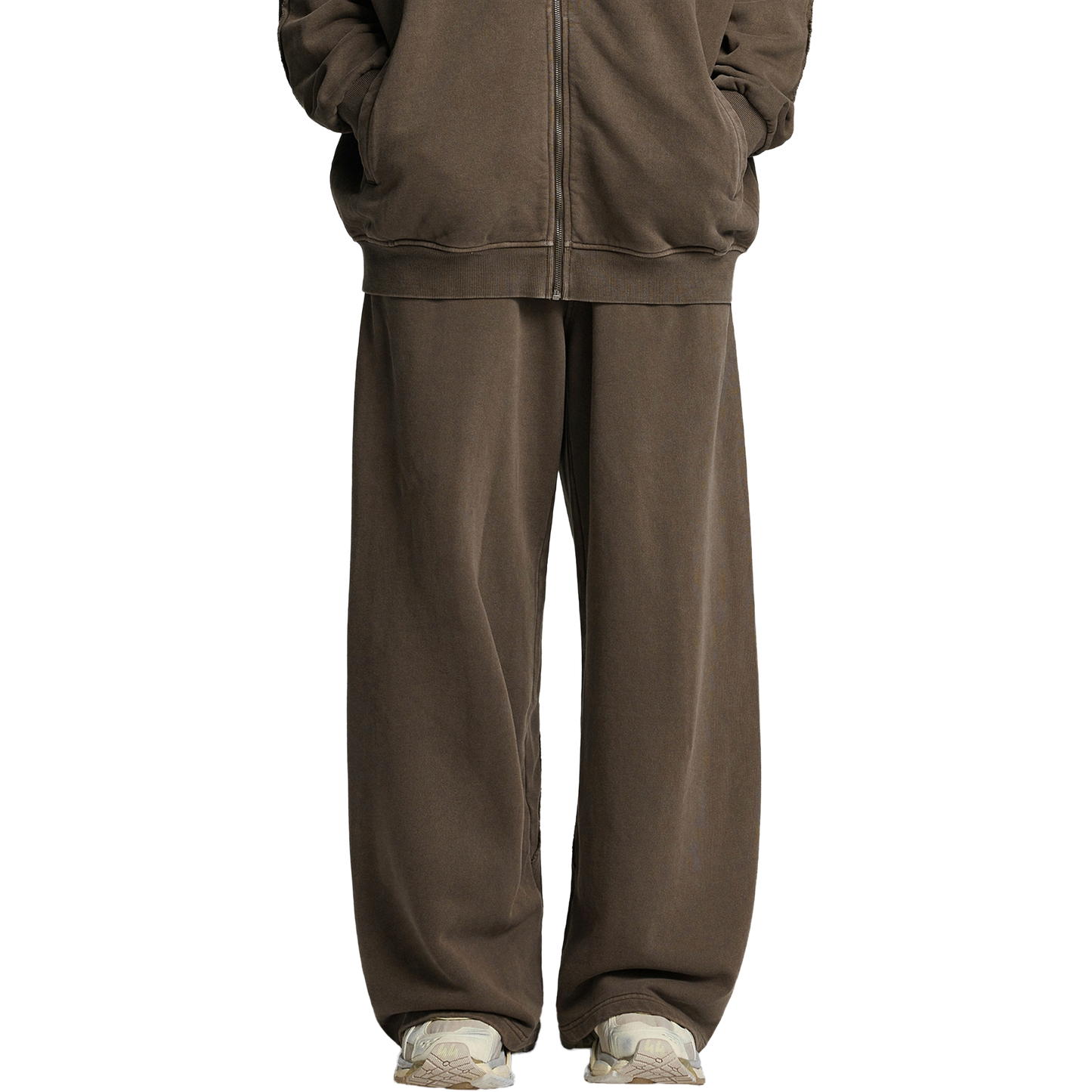 Natsarene Heritage Essential Raw-Edge Sweatpants