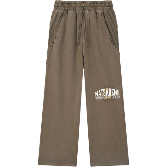 Natsarene Heritage Essential Raw-Edge Sweatpants