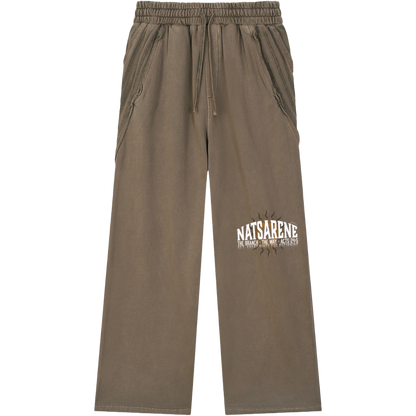 Natsarene Heritage Essential Raw-Edge Sweatpants