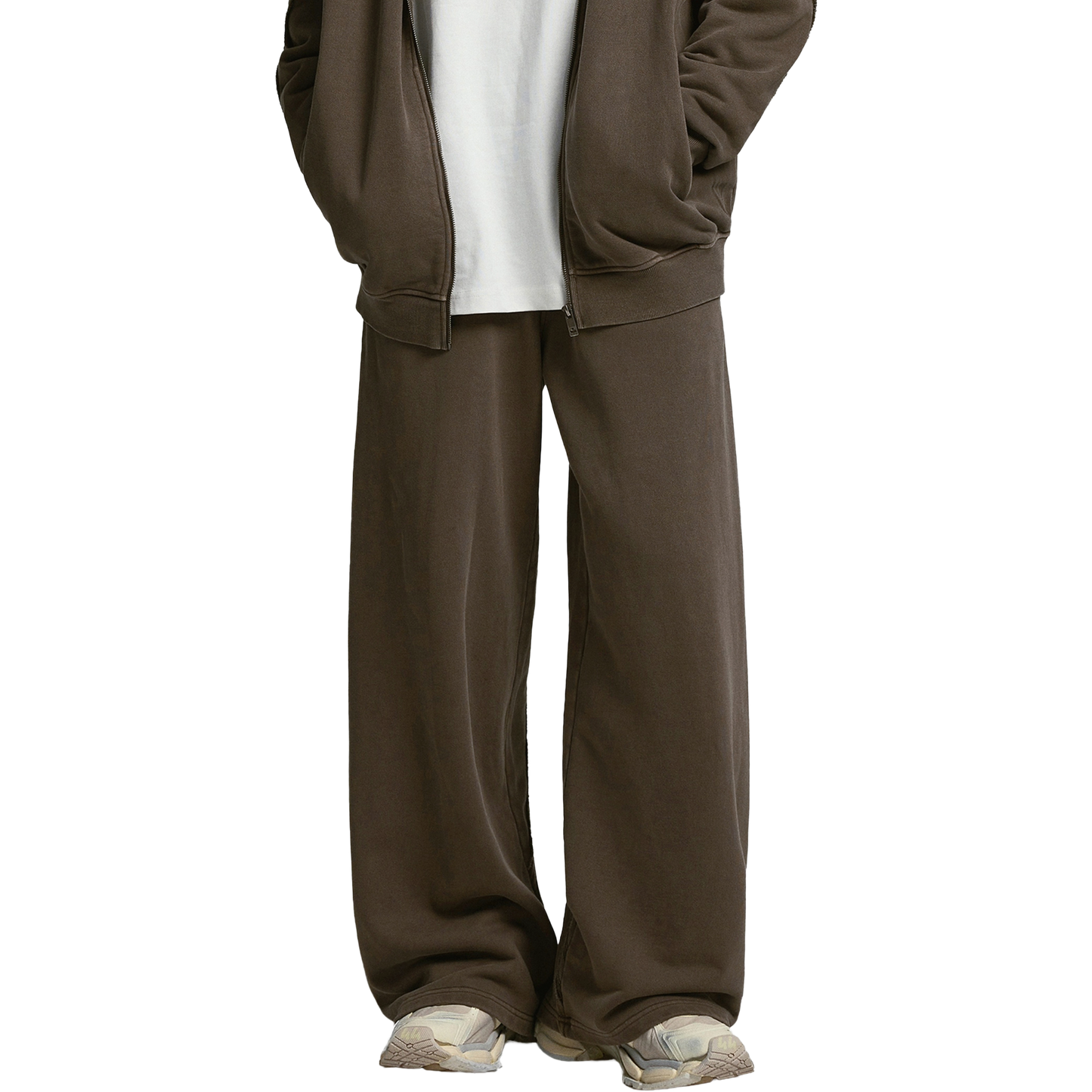 Natsarene Heritage Essential Raw-Edge Sweatpants