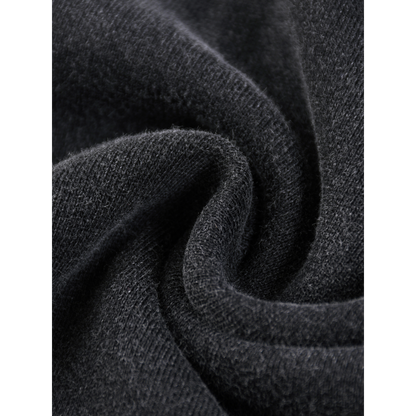 Natsarene Heritage Essential Raw-Edge Zip Hoodie