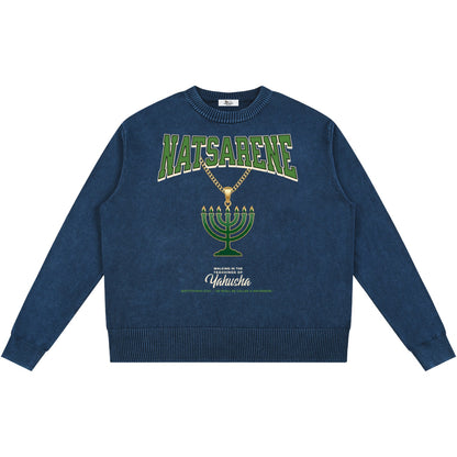 Natsarene Men's Oversized Sweater