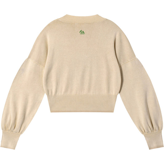 Natsarene Women's Cropped Sweater