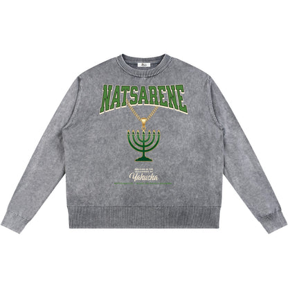 Natsarene Men's Oversized Sweater