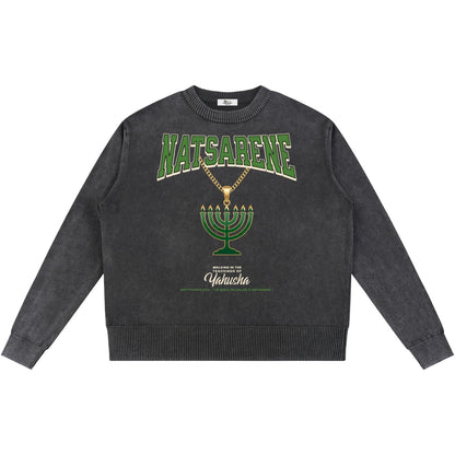 Natsarene Men's Oversized Sweater