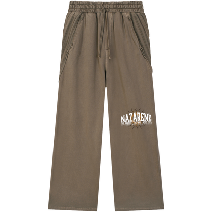 Nazarene Heritage Essential Raw-Edge Khaki Sweatsuit Bundle