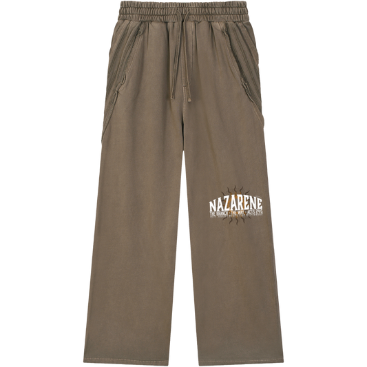 Nazarene Heritage Essential Raw-Edge Sweatpants