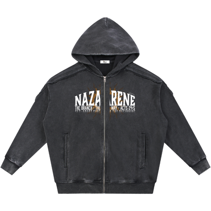 Nazarene Heritage Essential Raw-Edge Black Sweatsuit Bundle