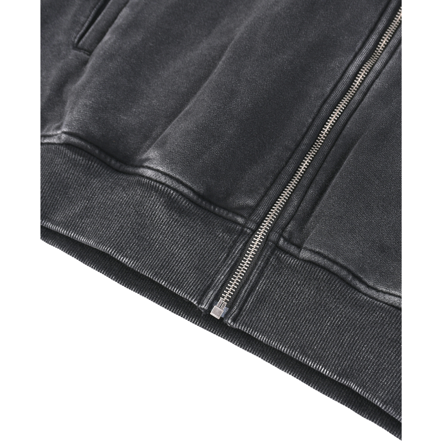 Nazarene Heritage Essential Raw-Edge Zip Hoodie