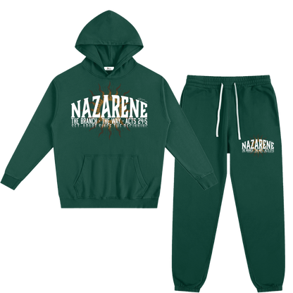 Nazarene Men's Eden Green Sweatsuit Bundle
