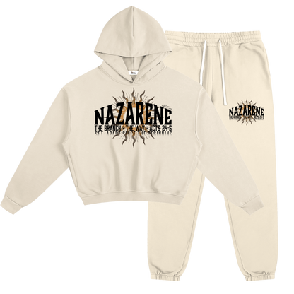 Nazarene Women's Apricot Sweatsuit Bundle
