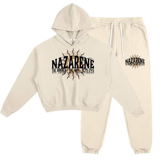 Nazarene Women's Apricot Sweatsuit Bundle