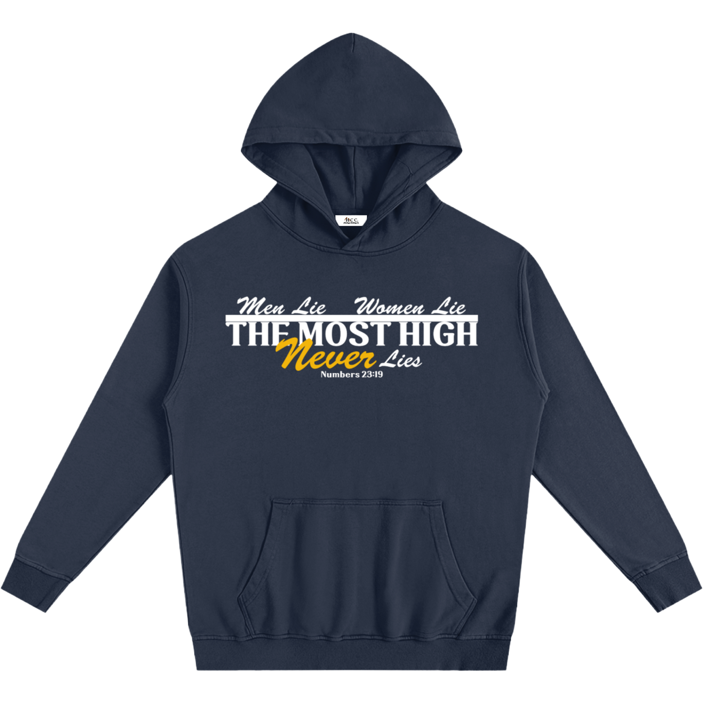 The Most High Never Lies Men's Oversized Essential Hoodie