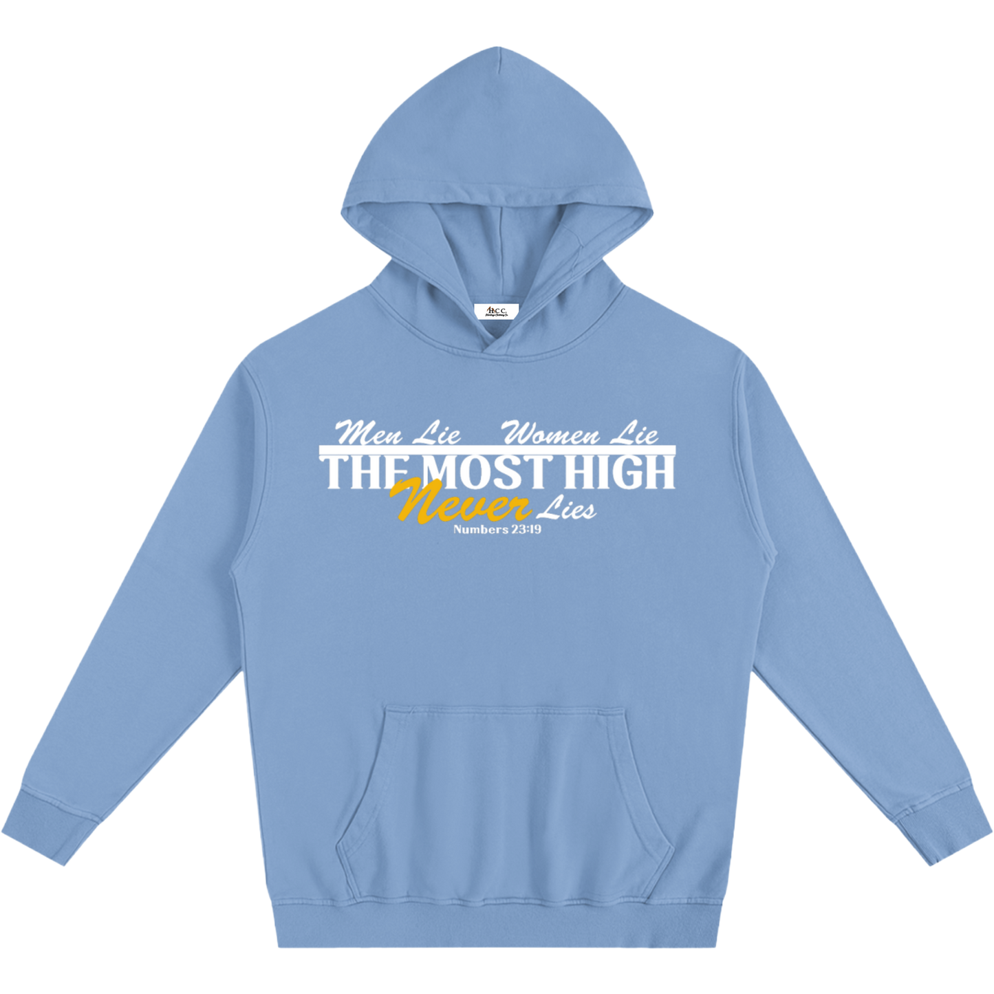 The Most High Never Lies Men's Oversized Essential Hoodie