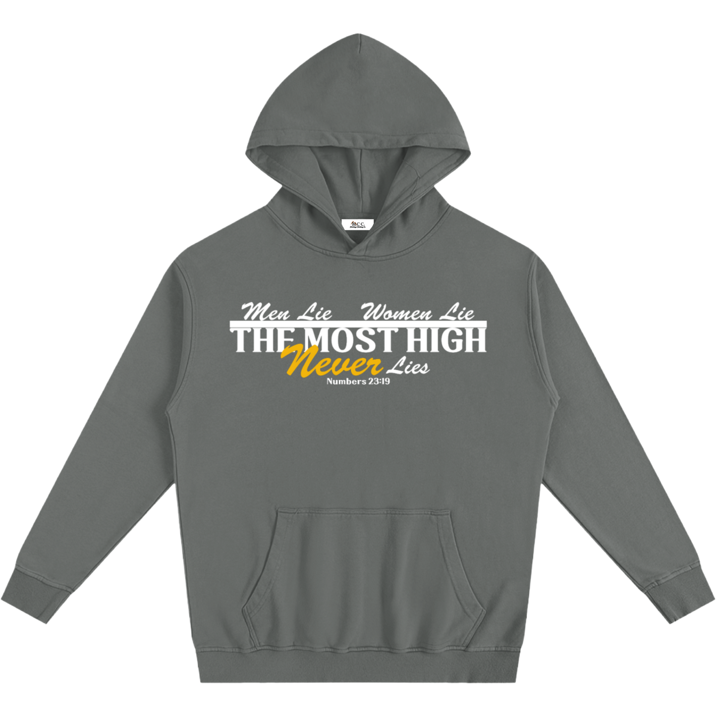 The Most High Never Lies Men's Oversized Essential Hoodie