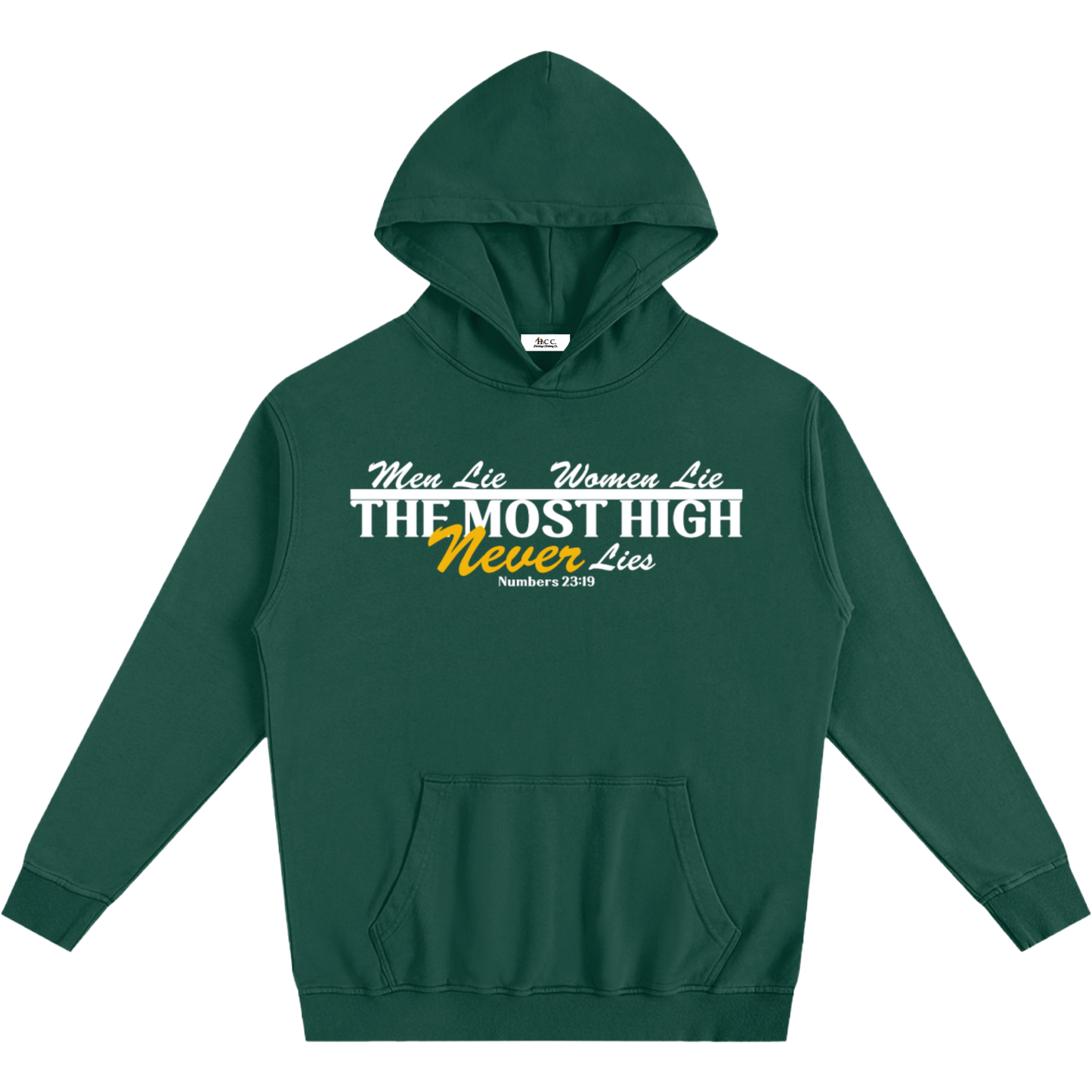 The Most High Never Lies Men's Oversized Essential Hoodie