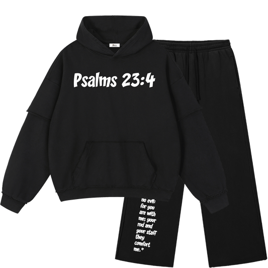 No Fear Raw Edge Black Sweatsuit Bundle