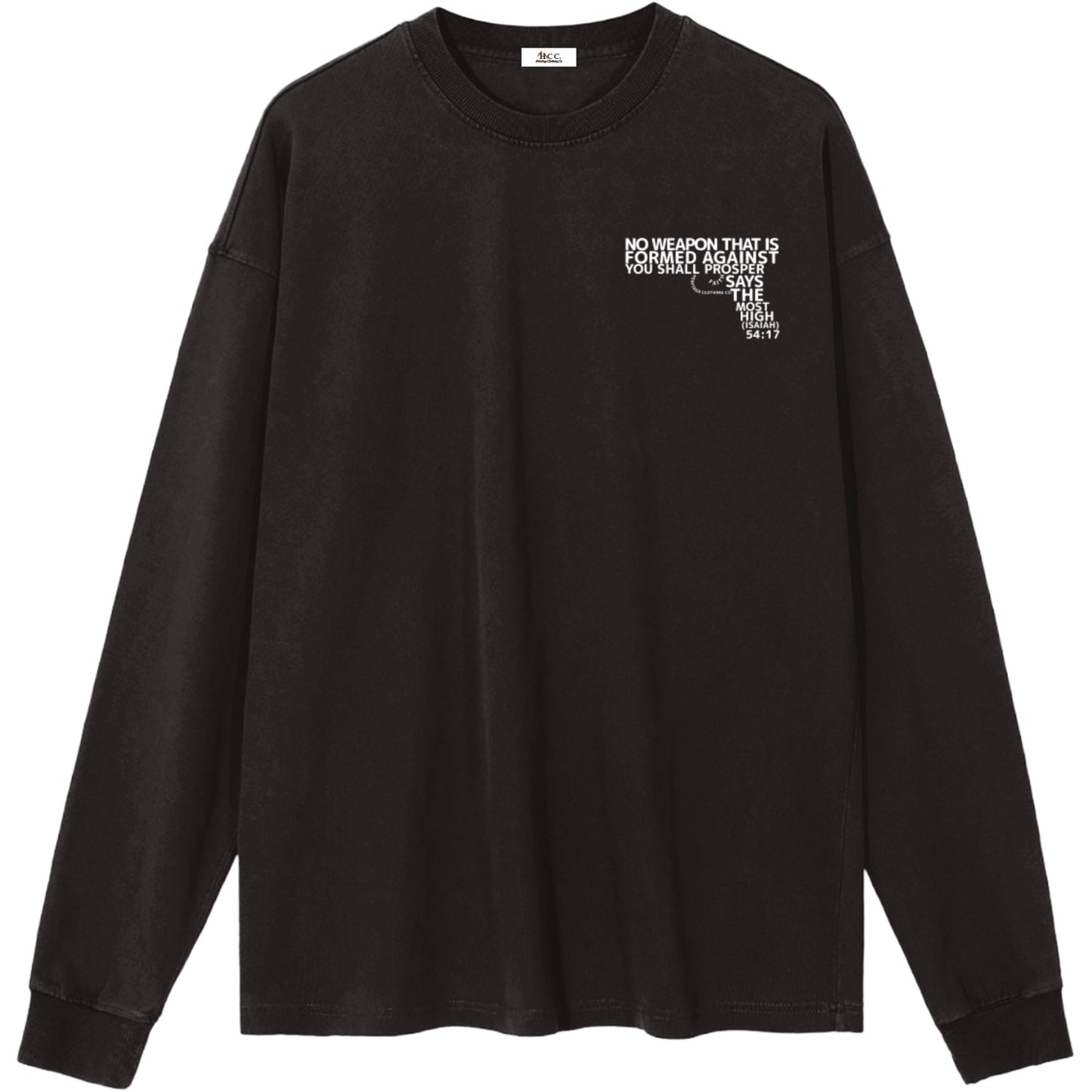 No Weapon: Armed Promise Women's Essential Long-Sleeve T-Shirt