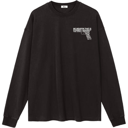 No Weapon: Armed Promise Women's Essential Long-Sleeve T-Shirt