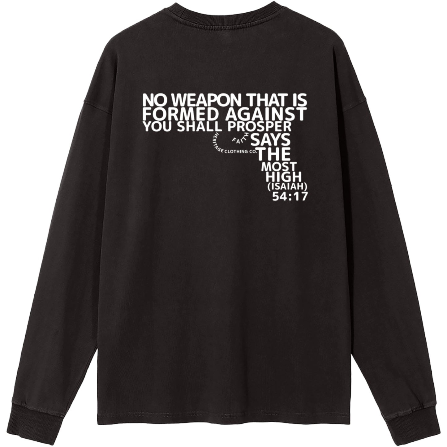 No Weapon: Armed Promise Women's Essential Long-Sleeve T-Shirt