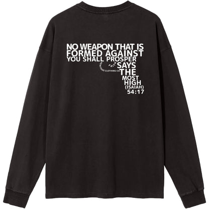 No Weapon: Armed Promise Women's Essential Long-Sleeve T-Shirt