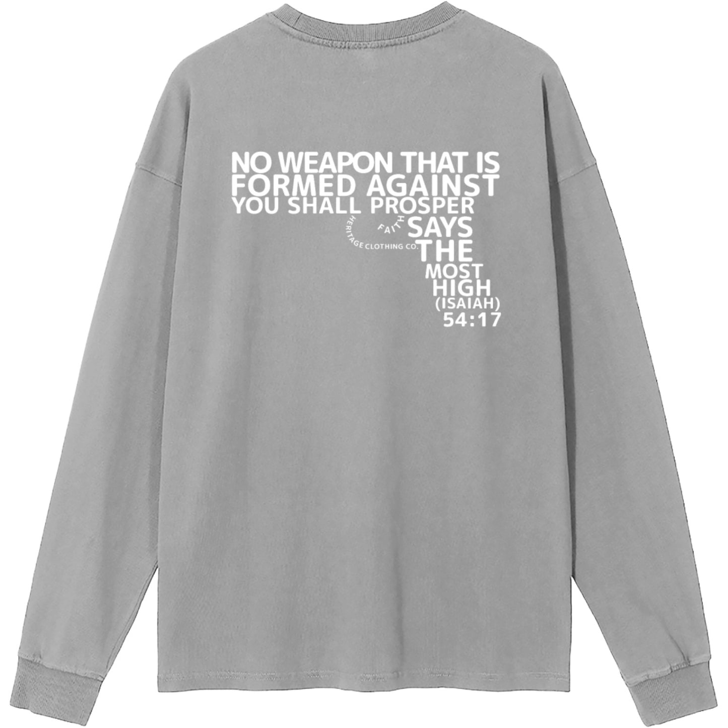 No Weapon: Armed Promise Women's Essential Long-Sleeve T-Shirt
