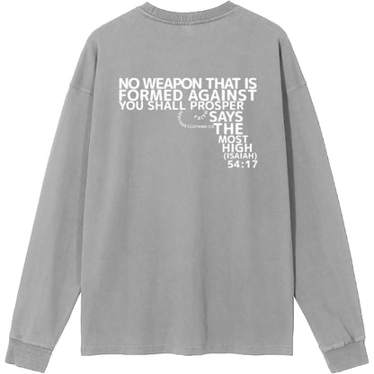 No Weapon: Armed Promise Women's Essential Long-Sleeve T-Shirt