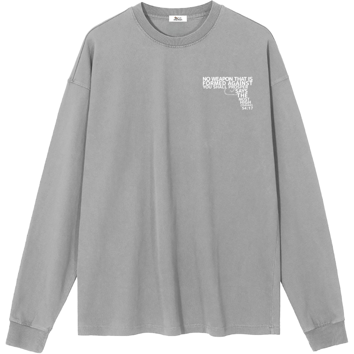 No Weapon: Armed Promise Women's Essential Long-Sleeve T-Shirt