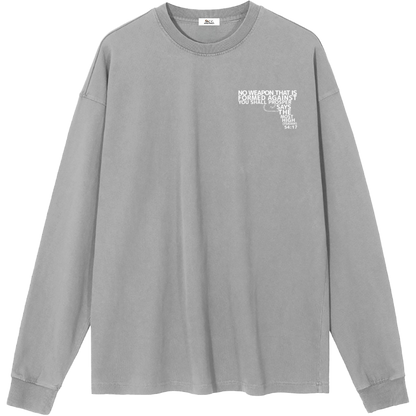 No Weapon: Armed Promise Women's Essential Long-Sleeve T-Shirt