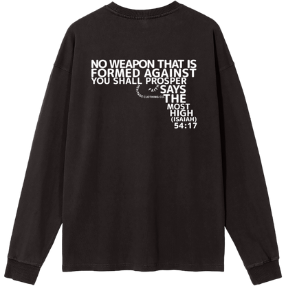 No Weapon: Armed Promise Women's Essential Long-Sleeve T-Shirt