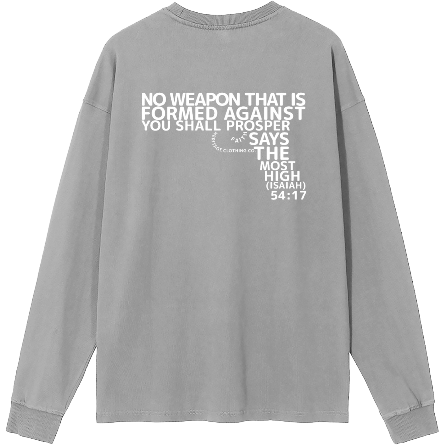 No Weapon: Armed Promise Women's Essential Long-Sleeve T-Shirt